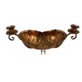 Copper Candleholder Bowl - 12 x 5 x 5