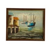 Framed Oil on Board - 8.5 x 10.25