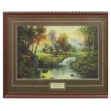 Mountain Retreat Giclee by Thomas Kinkade