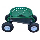 Gardening Stool on wheels - 30 x 16 x 18