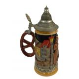 German Beer Stein - 9.5" Tall