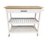 Wood Kitchen Island Cart - 36 x 42 x 21