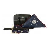 Lot of Flags & Emergency Kit