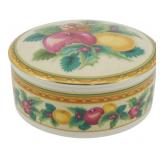 Mikasa Holiday Fruit Porcelain Box 2.5x5"