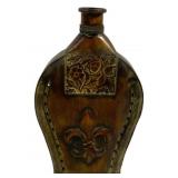 Large Metal Vase - 17.5 Tall