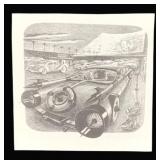 1973 Klaus Voorman Print - 10.75 x 11.25