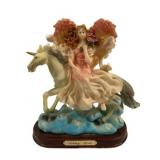 Ashley Belle & Unicorn Figurine - 9 x 9