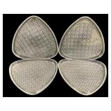 4 Glass Plates - 9 x 9