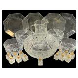 Lot of Assorted Glass Items - Bowls, Salt & Pepper