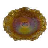 Indiana Glass Marigold Carnival Glass Bowl