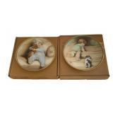 2 Bessie Pease Gutman Plates - 8.5" Round