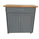 Wheeled Kitchen Island Cart - 36 x 39 x 17
