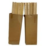 2 Boxes of Wood Handles for Yard Tools - 52" Long