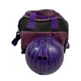 Ebonite Maxim IV 12lb Bowling Ball w/ bag