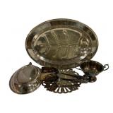 Lot of Assorted Silver Plated Items