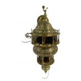 Vintage Brass Light Fixture - 28 x 10