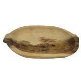 Wooden Dough Bowl - 16.5 x 11 x 3