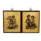 2 Wood Wall Art - 9 x 11