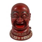 The Salted Peanut Man Cast Iron Bank - 14 x 10