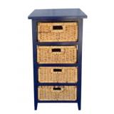 Wood Stand w/ Basket Drawers - 20 x 16 x 38