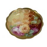Coronet Limoges Bowl - Signed - 8.75" Round