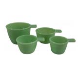 4 Jadeite Measuring Cups - 3.5, 3, 2.5, 2.25