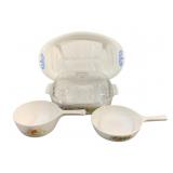 4 Corningware Dishes 1 w/ Lid