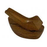 Wood Pipe Stand - 5 x 3 x 2.5