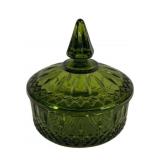 Indiana Princess Green Candy Dish - 7 x 7