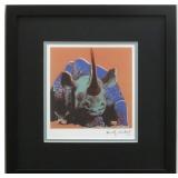 Rhino Print by Andy Warhol
