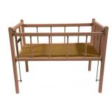 Wood Doll SIze Crib - 22.5 x 12.5 x 18