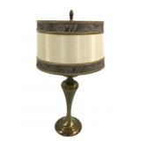 Vintage Bronze/Metal Table Lamp - 27.5" Tall