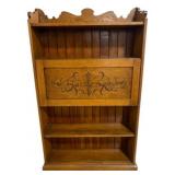 Antique Oak Secretary Desk w/ bookshelf