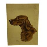 Gladys Emerson Cook Dog Portrait - 12 x 16