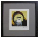 Orangutan print by Andy Warhol