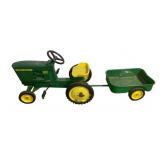 John Deere Pedal Tractor w/ Wagon - 21 x 18 x 59