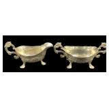Corbell & Co Silver Plated Creamer and Sugar Boats