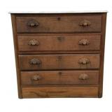 Victorian Marble Top 4 Drawer Chest