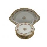 7 Piece Limoges Dessert Set