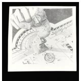 1973 Klaus Voorman Print - 10.75 x 11.25