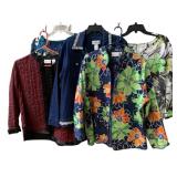 5 Alfred Dunner Blazers & Shirts - Size 12-16