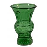 Green Glass Vase - 7.75" Tall