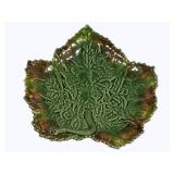Bordallo Pinheiro Portuguese Majolica Leaf Plate
