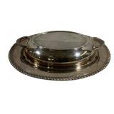 Silver Plated Covered Dish - 12 x 9