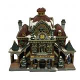 Lighted Train Station - 9 x 9 x 6