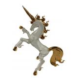 Blown Glass Wild Unicorn - 12" Tall