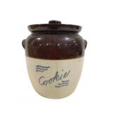 Cookie Jar - 9 x 9, lid repaired