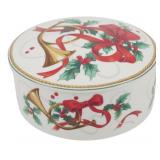 Mikasa Jubilation Porcelain Box 2.5x5"