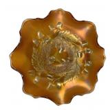 Carnival Glass Dish - 7.5 x 7.5 x 2.5