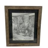 "Two of the Three" Framed Signed Print